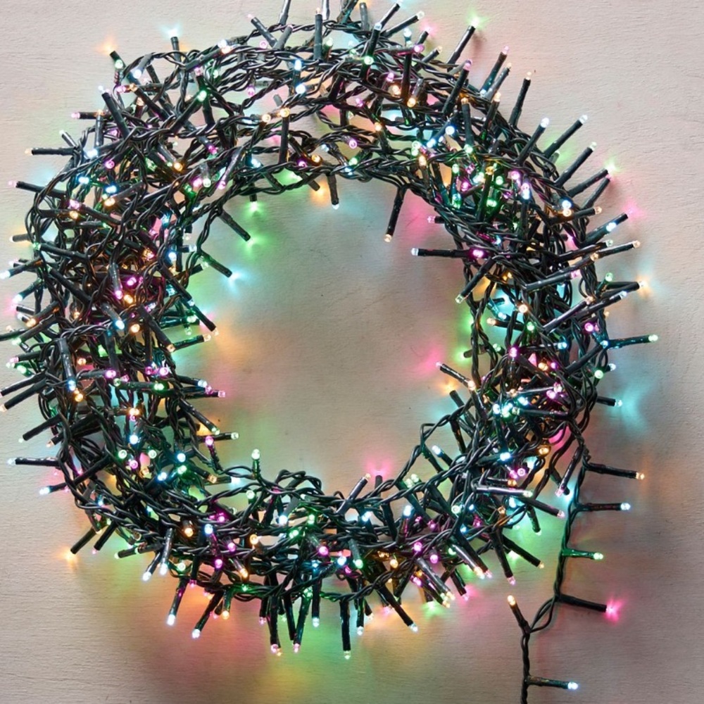 Anthropologie LED Light Strand Multi colored Terrain Small NWT